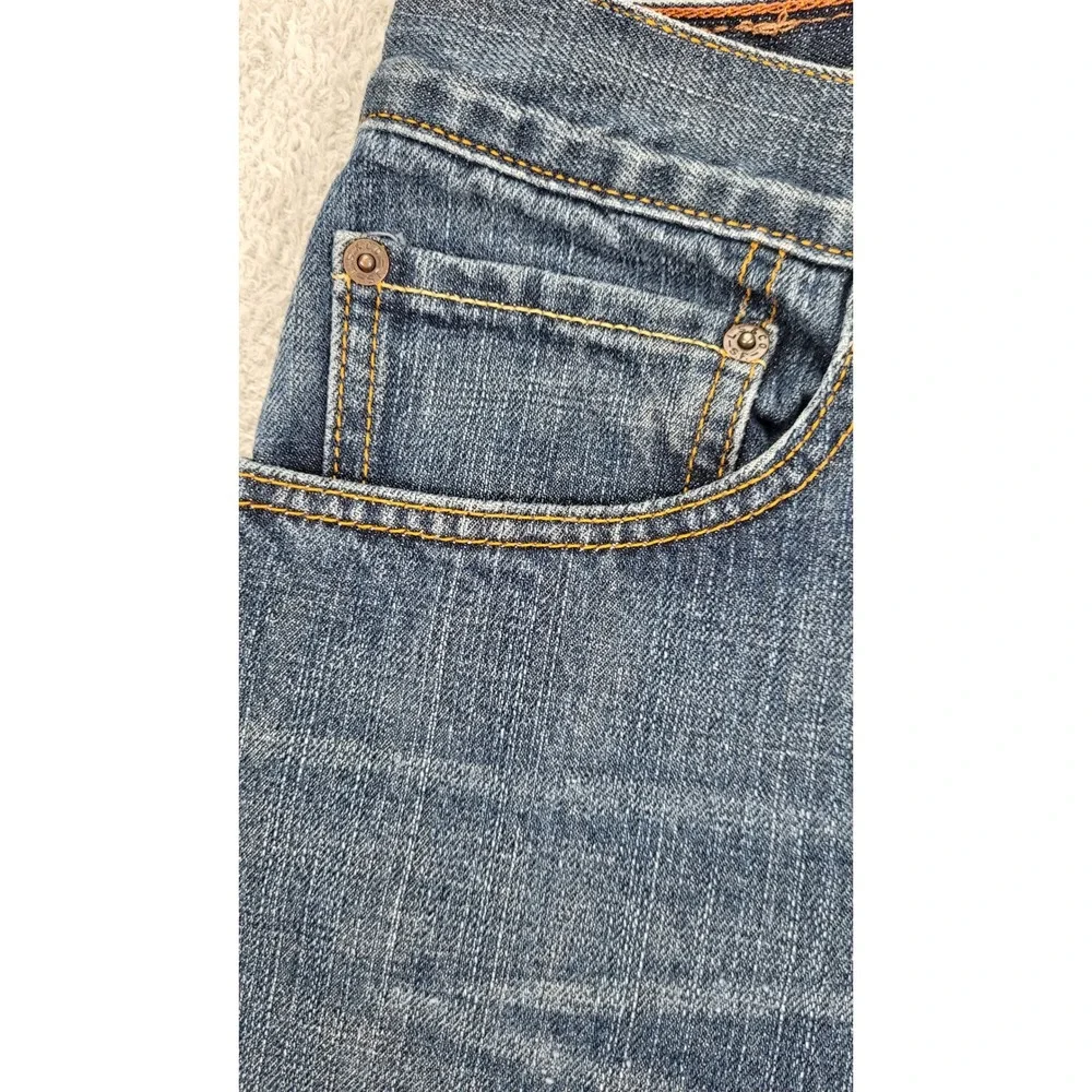Levis 559 Relaxed Straight Jeans Mens 33x34 Medium Wash Blue 100% Cotton Denim